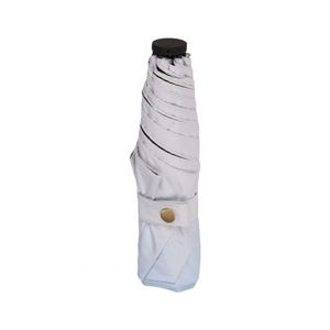 Nuevo Paraguas de Bolsillo Ultraligero de Fibra con Protección Solar y Lluvia, Plegable en Tres Partes, con Varillas 6K, Goma Negra, Protección UV y Logotipo - Product Image 1