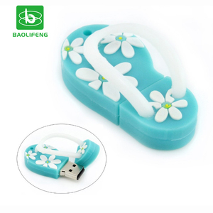 Carte Mémoire 16 GO Lecteur Flash USB Stylo Lecteur USB2.0 <span class=keywords><strong>Dessin</strong></span> Animé Mignon Plage Miniature Chaussures Forme Clés USB - Product Image 1