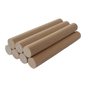 Attaccatura di parete del commercio all'ingrosso a buon mercato colorato a di grado alimentare formati tassello decorativo filettato legno tassello di legno di faggio - Product Image 3