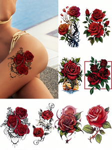 CMYK Waterproof Temporary Body Tattoo <b>Sticker</b> Durable Paper Decal for Adult Fashion Body Art Party Festival Professional Use - Product Image 5