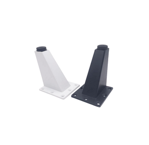 Pieds de canapé en aluminium à <span class=keywords><strong>angle</strong></span> droit de remplacement, pieds de canapé en aluminium réglables - Product Image 1