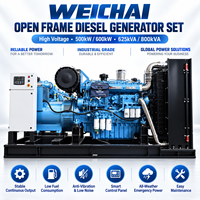 Groupe électrogène diesel Yuchai silencieux à refroidissement par eau, 200 kW 250 kVA, avec ATS, pour usage industriel de secours - Effet Royal