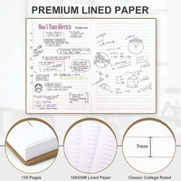 Bloc-notes vintage simple et écologique, très demandé, impression personnalisée, idéal pour les cadeaux d'entreprise et les réunions de bureau