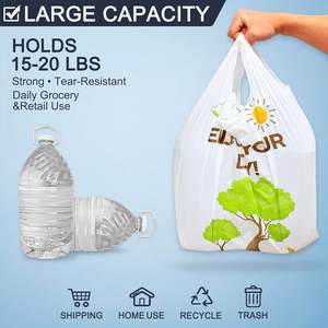 Bolsa de Compras Biodegradable de Plástico PE para Supermercados y Tiendas de Comestibles - Product Image 3