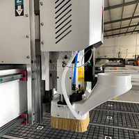 Machine de fraisage CNC ANBEN 2040 avec commande PLC Mach3, moteur servo pour la conception de portes en bois