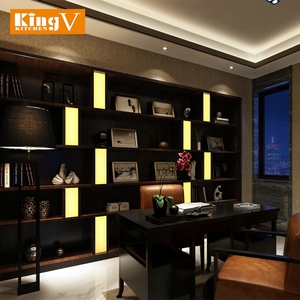 Solid Wood <strong>Bookcase</strong> Customization, <strong>Bookcase</strong> Design, <strong>Mahogany</strong> <strong>Bookcase</strong> KINGV - Product Image 3