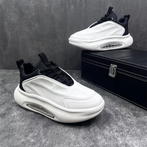 Nuevos Zapatos Deportivos de Plataforma de Cuero PU Personalizados de Alta Calidad, Zapatos Casuales para Hombre, Clásicos, Transpirables y Suaves - Product Image 6