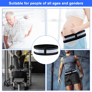 Cinturón <span class=keywords><strong>de</strong></span> soporte pélvico ajustable Cinturón <span class=keywords><strong>de</strong></span> <span class=keywords><strong>cadera</strong></span> sacroilíaco lumbar bajo para aliviar el <span class=keywords><strong>dolor</strong></span> <span class=keywords><strong>de</strong></span> articulación sacroilíaca para mujer - Product Image 5