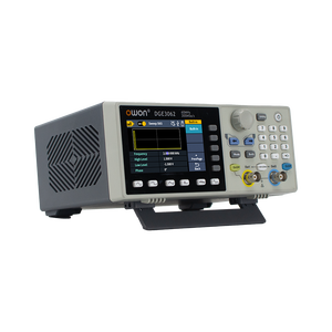 En promotion : Générateur de formes d'onde sinusoïdales et arbitraires OWON série DGE3000 60 MHz avec écran LCD, résolution 300 MSa/s 14 bits, prise en charge SCPI, gratuit - Product Image 2
