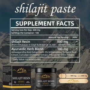 Résine de Shilajit Naturelle de Qualité Supérieure, Liquide Oral, Couleur Ambre Foncé, Longue Durée de Conservation, Fournisseur en Gros d'Herbes Chinoises - Product Image 3