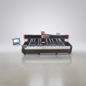 Machine de gravure laser CNC Eworld à commande PLC pour sablage de verre, haute précision, 380V, construction en acier pour le verre - Product Image 1