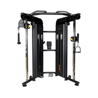 Appareil d'entraînement fonctionnel pour exercices de traction assistée, lat pulldown, dips assis et extensions des bras (biceps et triceps)