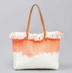 GF-1402 Bán buôn phụ nữ túi xách mới đơn giản bãi biển Túi du lịch phụ nữ vải vai duy nhất Tote Túi - Product Image 2