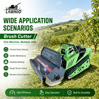 Tondeuse à gazon industrielle haut de gamme LOGWAY tout-terrain à braquage zéro, robuste, pour usage commercial et aménagement paysager