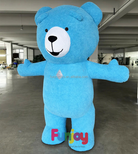 Disfraz de Mascota de Oso de Peluche Inflable Gigante - Mono de Cosplay de Estilo de Dibujos Animados de Anime Colorido - Product Image 2