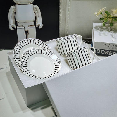 double cup and saucer