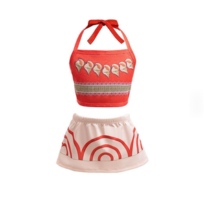 ชุดเจ้าหญิงใหม่ ชุดเจ้าหญิงโมอาน่า ชุดคอสเพลย์โมอาน่า วาอิอานา สำหรับฮาโลวีน - Product Image 4