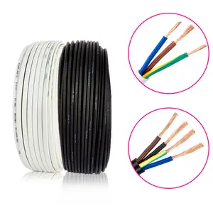High Quality Copper Core Conductor RVV Electrical Wire 2*0.75mm 3*0.75mm 4*2.5mm Power Cable