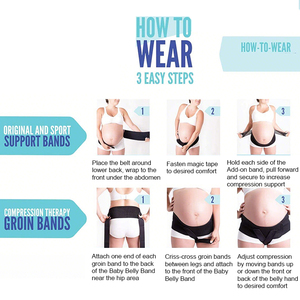 Faja Postparto Ajustable para Maternidad, Soporte de Espalda, Cintura y Abdomen, Cinturón de Soporte para Embarazo, Faja Abdominal para Mujeres Embarazadas - Product Image 5