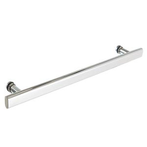 Poignée simple face en acier inoxydable 304, tube carré, design simple pour portes coulissantes en verre de salle de bain, équipement mécanique de porte - Product Image 2