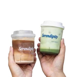 Wholesale Eco-friendly Fat Straight Disposable <b>Cup</b> 500ml Frosted <b>Plastic</b> <b>Cup</b> Cold Drink Milk Tea Coffee <b>Plastic</b> <b>Cup</b> - Product Image 4