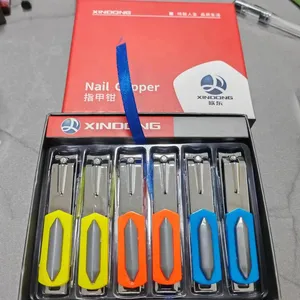 2023 NEW DESIGN NAIL CLIPPERS GIFT BOX <b>BLACK</b> BOX HEAVY NAIL <b>TRIMMERS</b> CUTTERS HOT SELLING in MIDDLE EAST XIN DOGN BRAND FOSHAN - Product Image 1