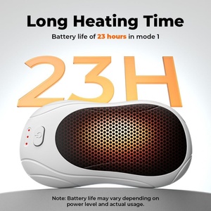 Portable Hand and Foot Warmer with Battery-Powered Heater Plastic Magnetic Design for Winter Outdoor Car RV Household Use - Product Image 2
