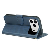 Étui portefeuille en cuir à rabat pour iPhone 18 17 Pro Max 15 14 13 12 11 16e 17e avec porte-cartes et protection intégrée