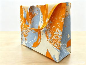 Women's <b>Knitted</b> Tote <b>Bag</b> Large Capacity Shoulder Shopper Abstract Pattern Casual Daily Carryall - Product Image 2