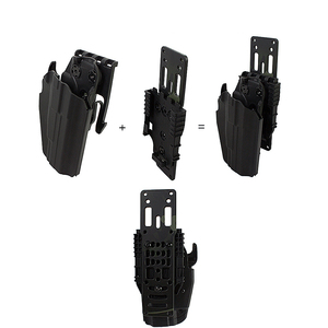 Quick Lock System Kit Fork Receiver Plate Set POM Tactical Holster <b>Adapter</b> Quick Release Mounting Base Outdoor Hunting Gear - Product Image 3