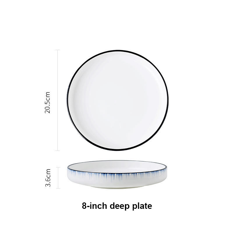 8 inch deep plate