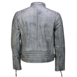Veste en cuir pour homme fabriquée au Pakistan 2026 – Matière durable pour une qualité supérieure – Vestes en cuir ciré en promotion - Product Image 2