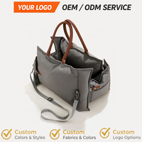 Sac de transport pour animaux de compagnie, OEM ODM personnalisé, luxueux, imperméable, respirant, durable, pour chien et chat, pour les voyages en voiture
