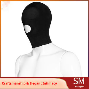 SM Leaky Mouth Sensory Deprivation Hood Cosplay Eye Mask Accessoires auxiliaires pour jeux intimes BDSM pour adultes Jouets sexuels - Product Image 2