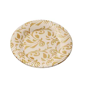 Factory Directly 9Inch Disposable Plastic PS Soft ROUND Plate Wedding Party Plates Dinner Plates