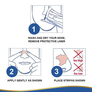 Tiras nasales de etiqueta privada Mejor respiración Tiras nasales Aliviar la congestión nasal Dejar de roncar Buen sueño - Product Image 6