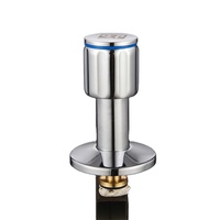 Robinet d'angle multifonction manuel en laiton pour salle de bain, 90 degrés, 1/2, PN10, argent, garantie 3 ans - Prix usine OEM Miaoyi