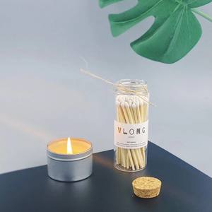 4 pollici poco natale per con logo candela in legno colorato fiammifero stick sicurezza di lusso in bottiglia di vetro <span class=keywords><strong>fiammiferi</strong></span> profumati - Product Image 2