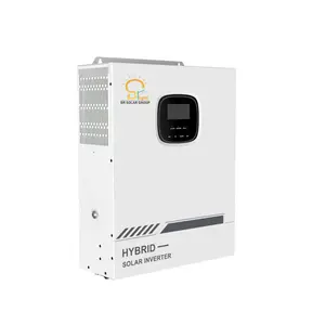 BR Solaire Haute Fréquence 48VDC 24VDC 220VAC Onduleur Solaire Hybride à Onde Sinusoïdale Pure 3000W 5000W avec Contrôleur de Charge MPPT