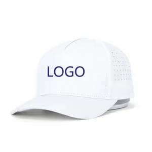 Gorra Deportiva de 5 Paneles con Logotipo Bordado Personalizado, Gorra de Béisbol y Golf con Perforaciones Cortadas con Láser - Product Image 3