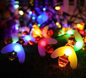 Ong dẫn năng lượng mặt trời chuỗi đèn cho đèn Giáng sinh ngoài trời trên bảng điều khiển năng lượng mặt trời Cổ Tích không thấm nước và pin cho sân vườn - Product Image 2