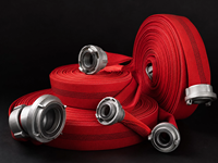 Tuyau d'incendie flexible en caoutchouc Yt Durable 20m 60mm avec doublure haute pression et renfort d'angle en plastique pour la lutte contre l'incendie