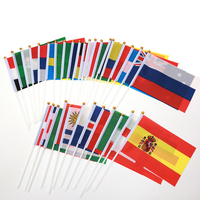 Drapeau du Burkina Faso à agiter à la main, personnalisé, imprimé numériquement, en polyester durable de haute qualité, pour événements sportifs, à prix abordable