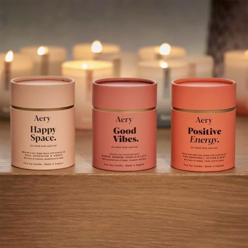 Eco Friendly Paper Tube Candle Packaging