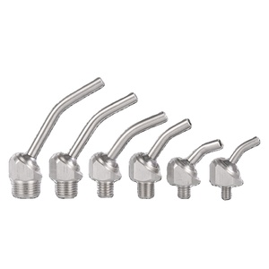 Herramienta de refrigeración de torre de torno CNC de riel inclinado, tubo doblado de bola Universal de alta presión de acero inoxidable con cabezal de pulverización de tornillo externo - Product Image 1