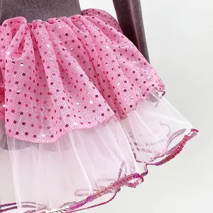 P0013 신상품 발레 원피스 TUTU 소녀 핑크 무대 댄스웨어 전문 Perforamcne 동물 마우스 의상 파티웨어