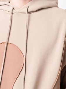 High Quality Streetwear 100% Cotton Unisex <b>Hoodies</b> Custom Logo Oversized Drop Shoulder Stitching Color <b>Hoodies</b> <b>Men</b> - Product Image 5