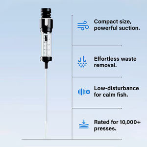 Uniek Ontwerp 4 In 1 <span class=keywords><strong>Aquarium</strong></span> Afvalverzamelaar Voor Mini-Aquariumaquarium Klein Grindvacuüm Voor Riftank - Product Image 2
