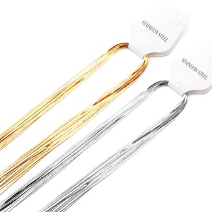 Cadenas de Oro de Acero Inoxidable 14k, Accesorios para Collares, Cadenas de Oro Sólido 18k, Cadena de Rodillo Tipo Cuerda - Product Image 3