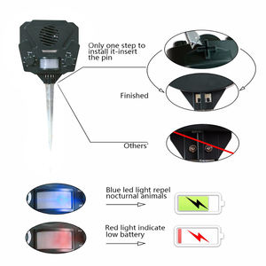 Dispositif de jardin efficace répulsif animal ultrasonique extérieur puissant en gros pour la répulsion animale et la lutte antiparasitaire - Product Image 3